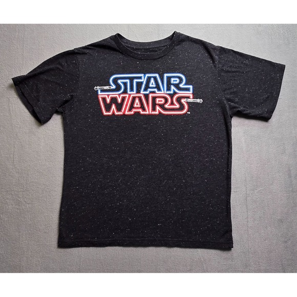 Star Wars Other - Star‎ Wars TShirt Youth 2X XXL (18) Unisex Black Graphic Mad Engine